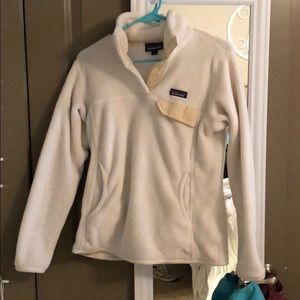 White Patagonia pullover